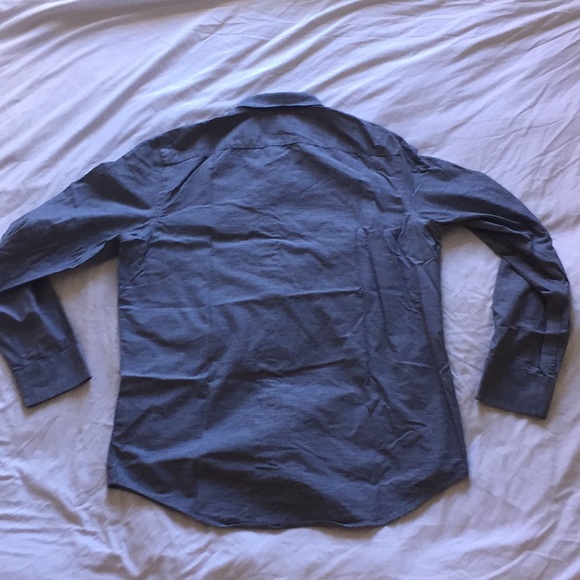 Vtg Banana Republic Chambray L/S Button Up sz M - Picture 4 of 4